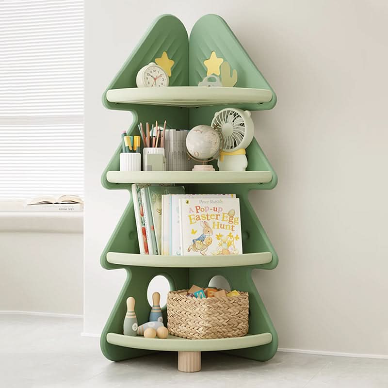 PINECUBBY – Contenitore per bambini a forma di albero di Natale con ripiani per organizzare facilmente