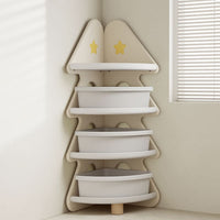 PINECUBBY – Contenitore per bambini a forma di albero di Natale con ripiani per organizzare facilmente