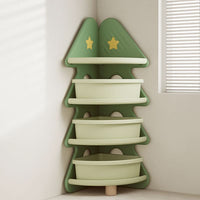 PINECUBBY – Contenitore per bambini a forma di albero di Natale con ripiani per organizzare facilmente