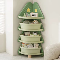 PINECUBBY – Contenitore per bambini a forma di albero di Natale con ripiani per organizzare facilmente