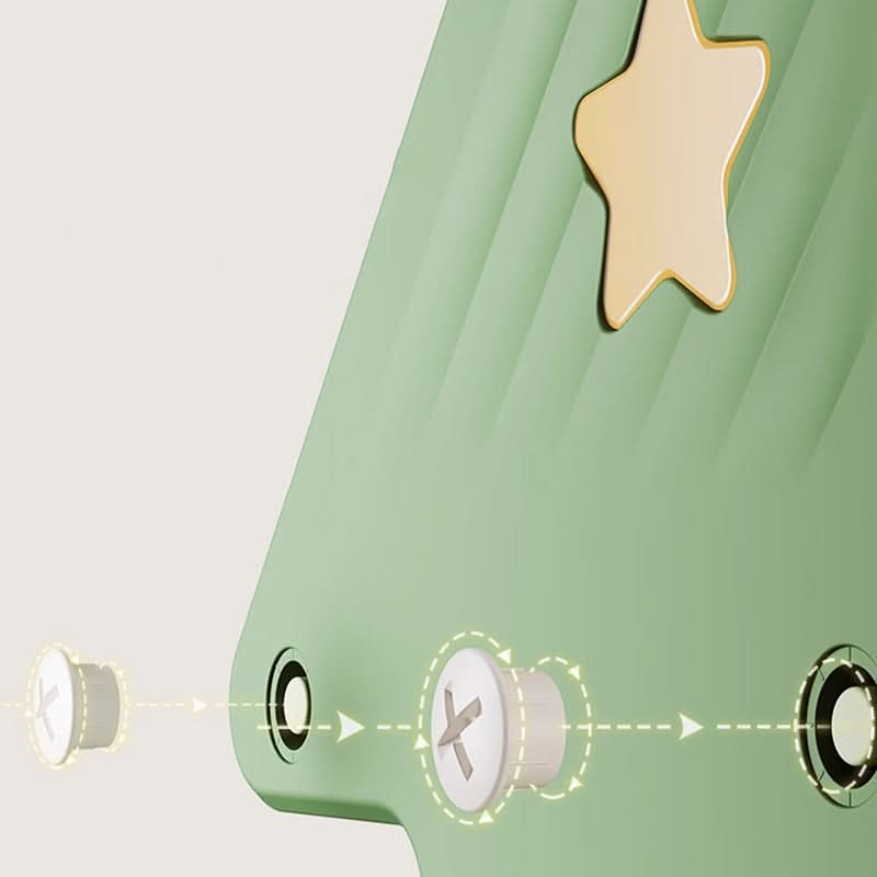 PINECUBBY – Contenitore per bambini a forma di albero di Natale con ripiani per organizzare facilmente