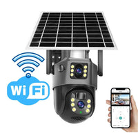 DUALGUARD CAM - 4K Wireless Security Camera with Solar Panel & 360° Control 3