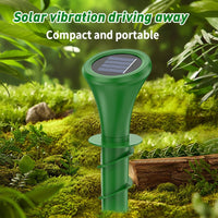 VERDAGUARD – Repelente solar de topos con vibración silenciosa para protección ecológica del jardín