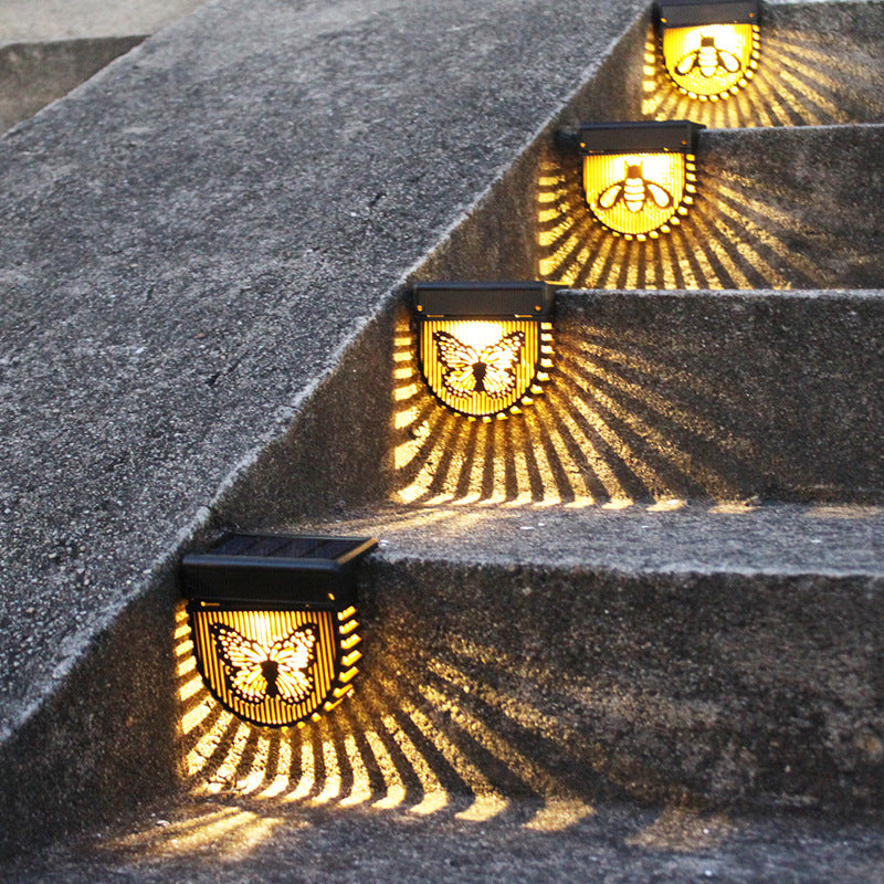 MIRALUX – Lampes solaires de clôture HollowGlow, lot de 2