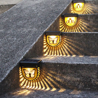 MIRALUX – Lampes solaires de clôture HollowGlow, lot de 2