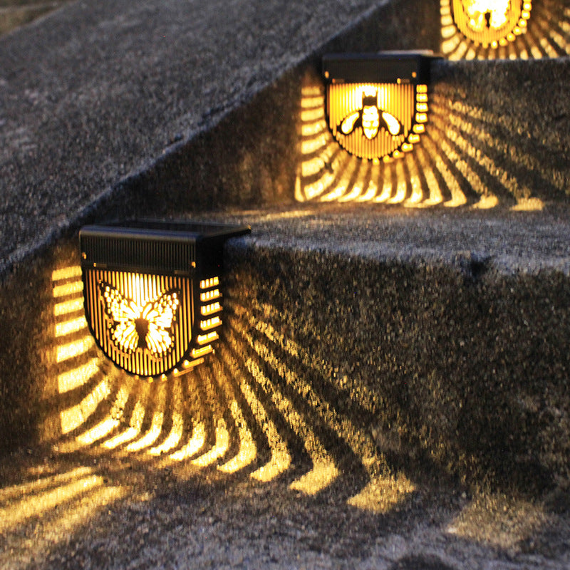 MIRALUX – Lampes solaires de clôture HollowGlow, lot de 2