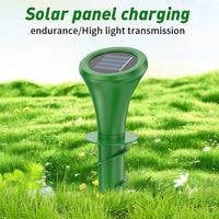 VERDAGUARD – Repelente solar de topos con vibración silenciosa para protección ecológica del jardín