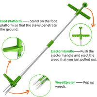 ROOTLIFT - Stand-up weed puller designed for easier and cleaner garden maintenance.
