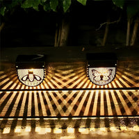 MIRALUX – Lampes solaires de clôture HollowGlow, lot de 2