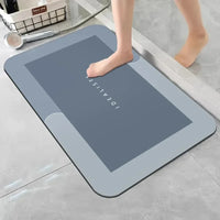 Diatomaceous Earth Bath Mat - Super Absorbent Non-Slip Bathroom Mat 0