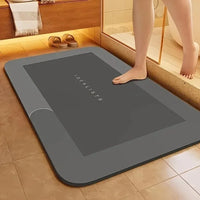Diatomaceous Earth Bath Mat - Super Absorbent Non-Slip Bathroom Mat 1