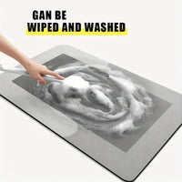 Diatomaceous Earth Bath Mat - Super Absorbent Non-Slip Bathroom Mat 5