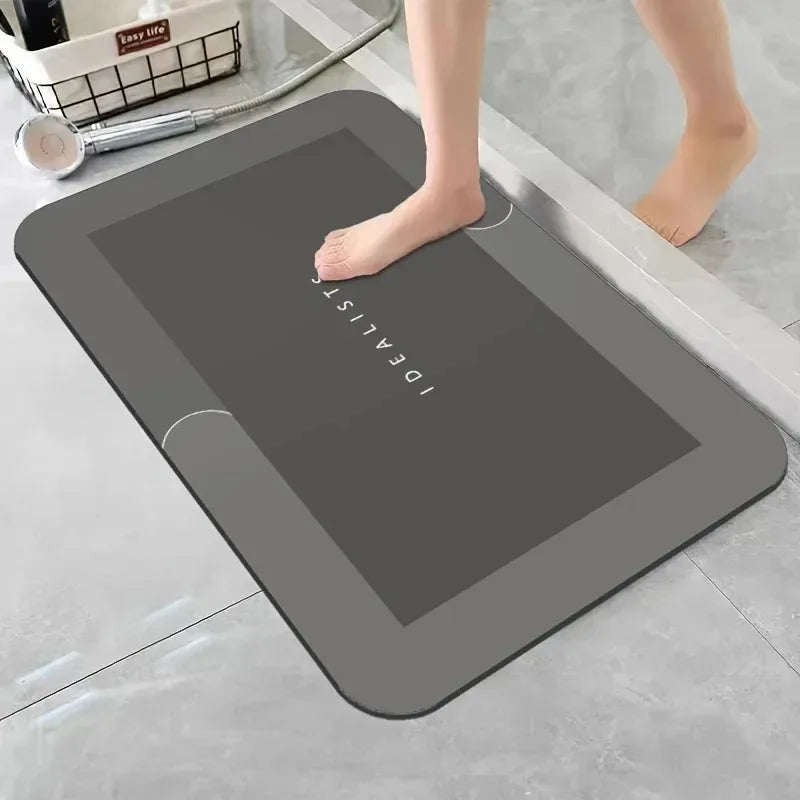 Diatomaceous Earth Bath Mat - Super Absorbent Non-Slip Bathroom Mat 7
