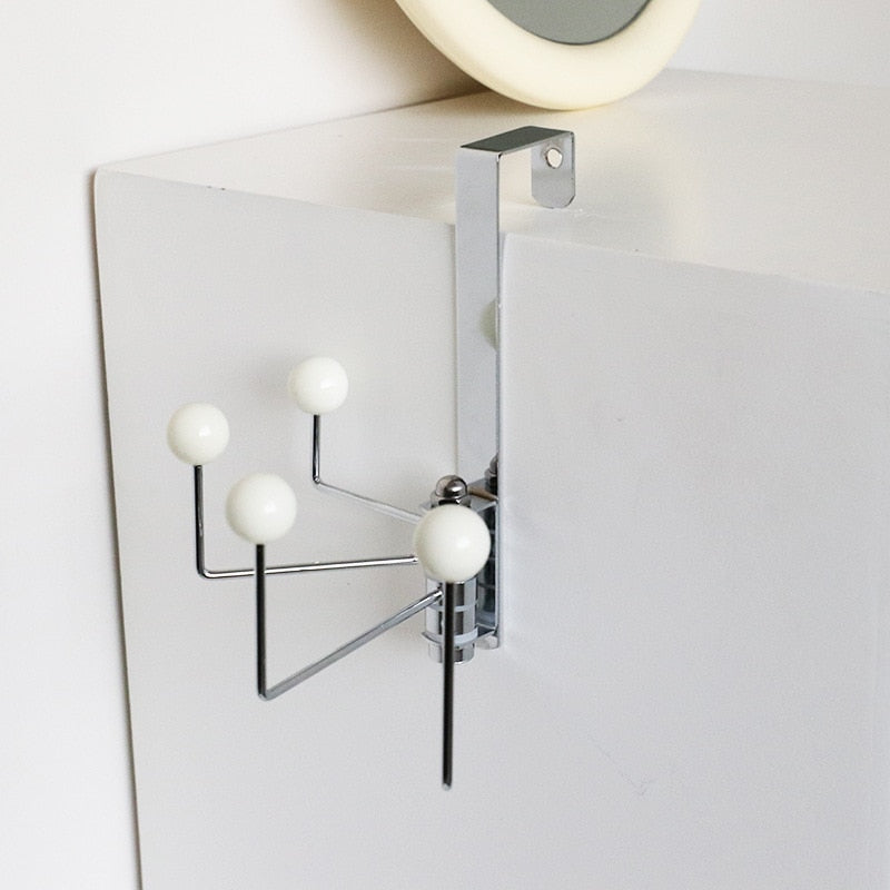 DotHook - Over The Door Hook Hanger with Stylish Chrome Design & Durable Metal Construction 5