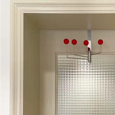 DotHook - Over The Door Hook Hanger with Stylish Chrome Design & Durable Metal Construction 8