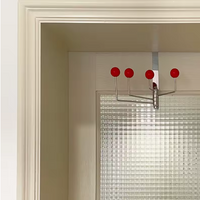 DotHook - Over The Door Hook Hanger with Stylish Chrome Design & Durable Metal Construction 8