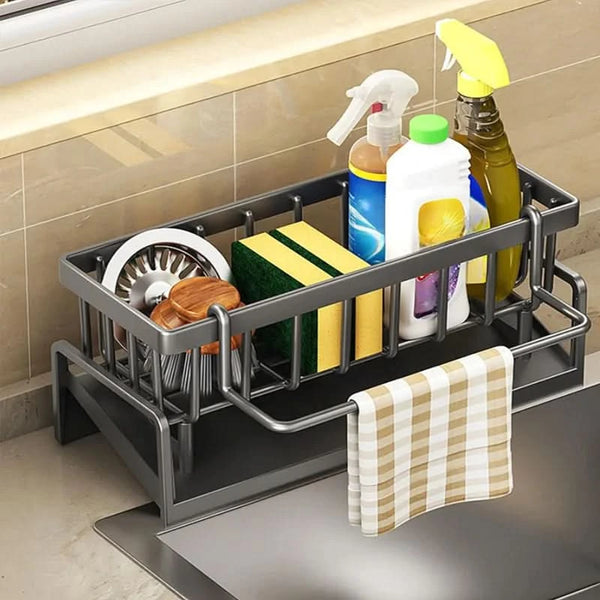 CADDYLUXE – Organisateur métallique durable pour rangement sous évier