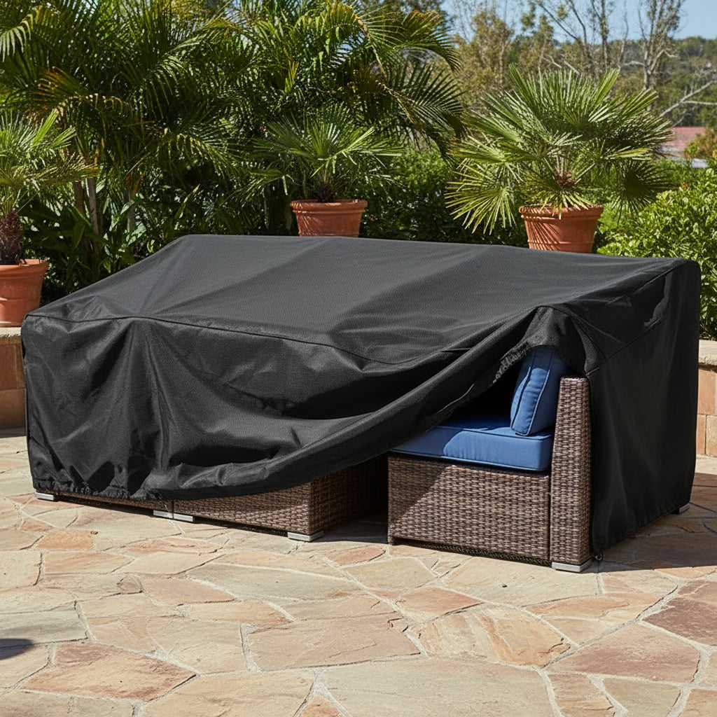 Durable Outdoor Furniture Cover - Heavy Duty Waterproof Protection for Patio Sofa & Table Set 0