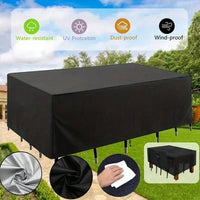 Durable Outdoor Furniture Cover - Heavy Duty Waterproof Protection for Patio Sofa & Table Set 1