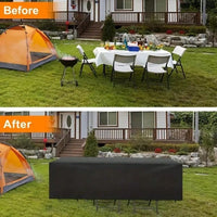 Durable Outdoor Furniture Cover - Heavy Duty Waterproof Protection for Patio Sofa & Table Set 2