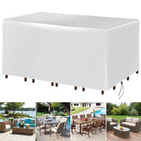 Durable Outdoor Furniture Cover - Heavy Duty Waterproof Protection for Patio Sofa & Table Set 5