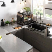 Durable Plastic Sink Base with Integrated Drain Board & Clog-Resistant System 3