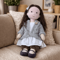 ELORA – Handmade Waldorf Doll Made of Cotton for Creative Play 10