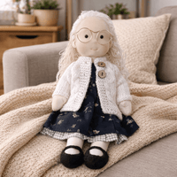 ELORA – Handmade Waldorf Doll Made of Cotton for Creative Play 7