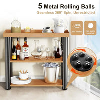 Eary - 4pcs Adjustable Movable Furniture Leg Pads with 5 Wheel Rollers 3