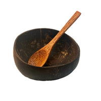 Eco-Friendly Coconut Shell Bowl Set - Natural Serving Dishes for Salad & Fruit 6