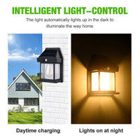 EcoBright Solar Wall Light - Waterproof Outdoor Lantern with Motion Sensor 1