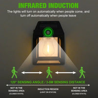 EcoBright Solar Wall Light - Waterproof Outdoor Lantern with Motion Sensor 2