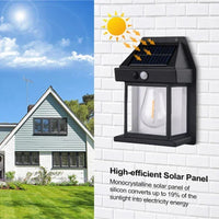 EcoBright Solar Wall Light - Waterproof Outdoor Lantern with Motion Sensor 5