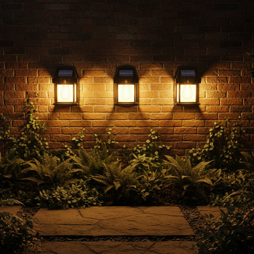 EcoBright Solar Wall Light - Waterproof Outdoor Lantern with Motion Sensor 6