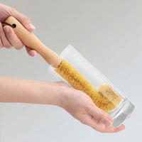 EcoClean - Natural Coir Kitchen Cleaning Brush for Non-Stick Cookware 2