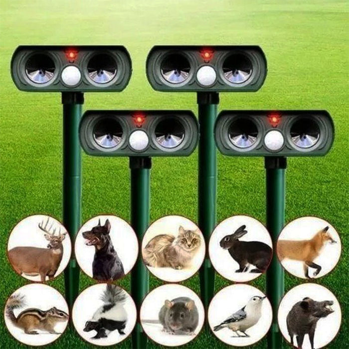 EcoGuard - Ultrasonic Solar-Powered Animal Pest Repeller with Motion Activation 1