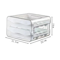 Egg Container for Fridge - 2-Layer Egg Storage Container, Holds 32 Eggs 5