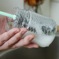 Electric Bottle Brush Set - 360° Rotating Silicone Bottle Cleaning Tool 2