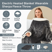WARMHAVEN – Couverture chauffante portable pour une détente douillette