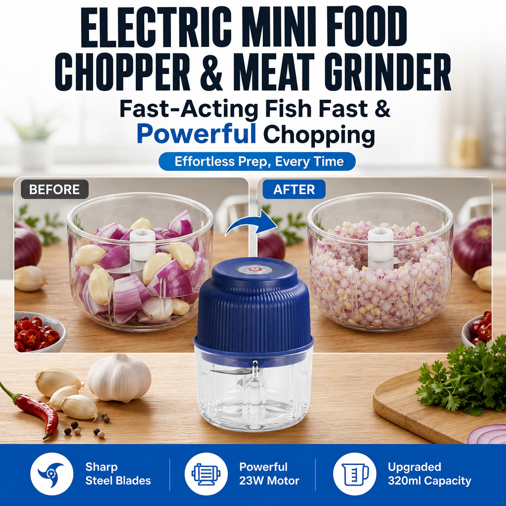 PREPPULSE – Mini-hachoir alimentaire pour une préparation des repas rapide et pratique