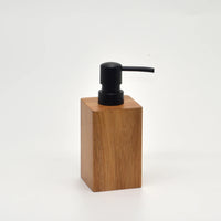 Elegant Acacia Wood Bathroom Accessories Set - Soap Dispenser, Toothbrush Holder, Soap Dish 2