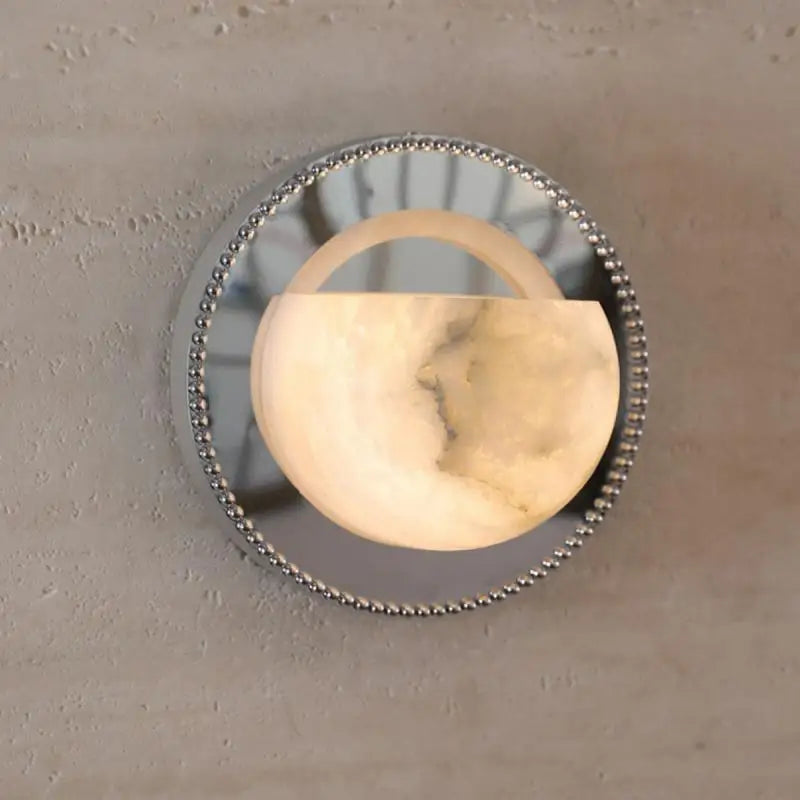 Elegant Chrome Marble Wall Sconce - Modern Wall Lamp & Sconce Lighting 1