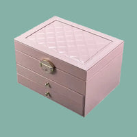 Elegant Multi-Layer Jewelry Box - Large Capacity Jewelry Organizer for Valuables 3