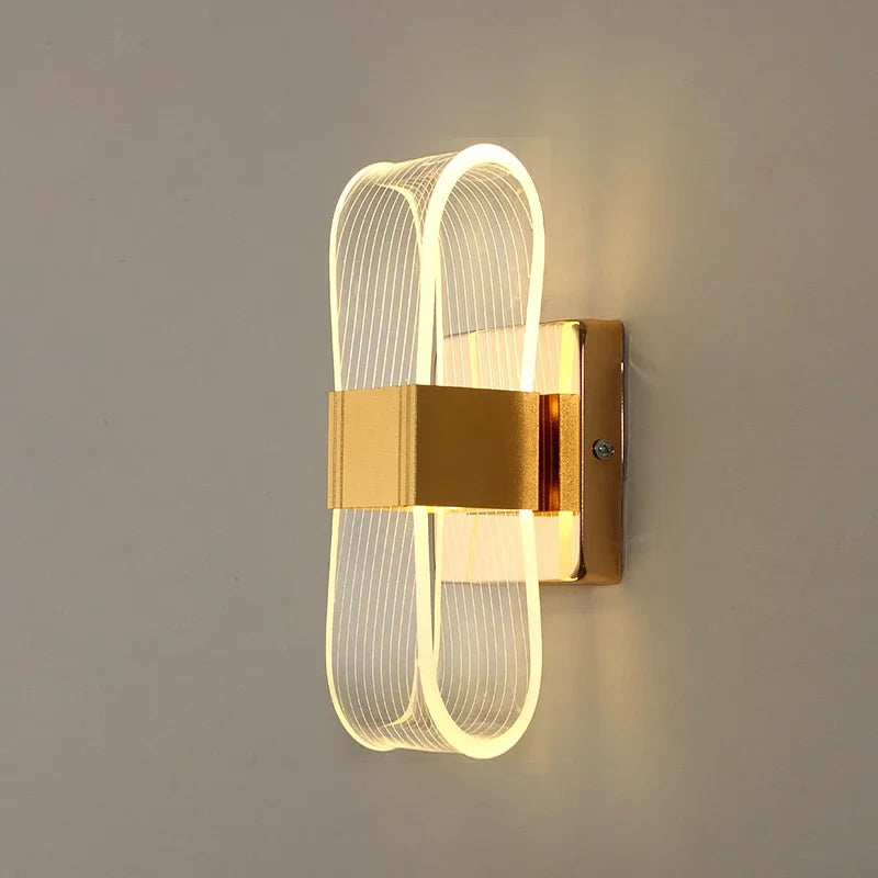Elegant Nordic Wall Lamp - Modern Aluminum LED Sconce Light for Indoor Use 0