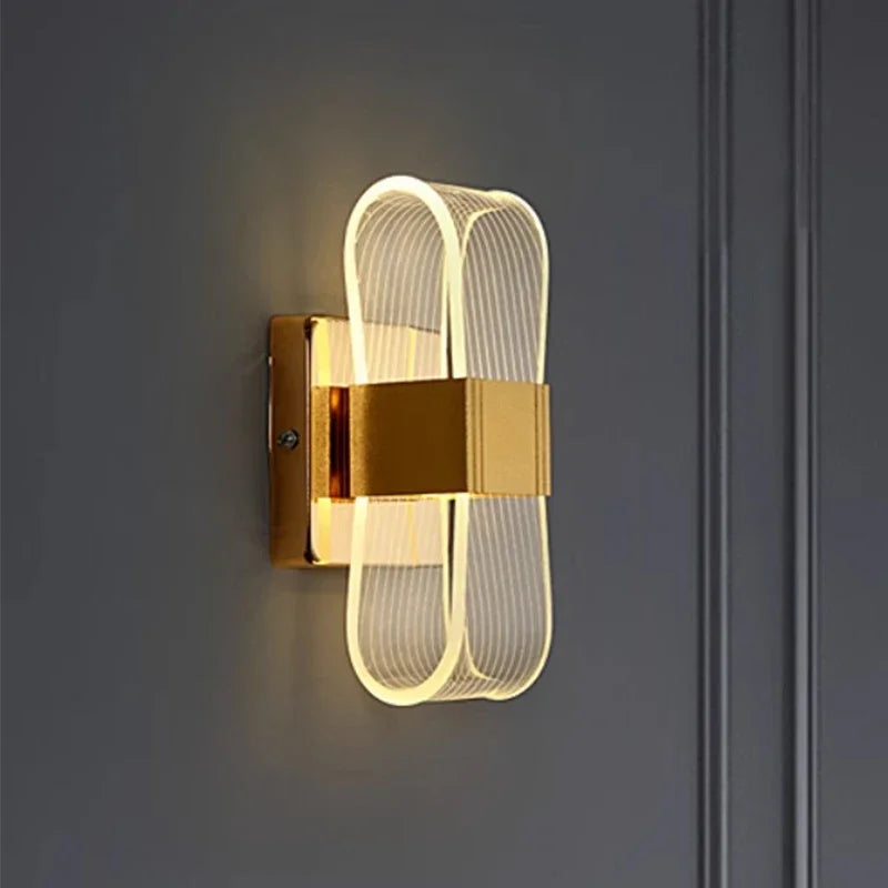Elegant Nordic Wall Lamp - Modern Aluminum LED Sconce Light for Indoor Use 1