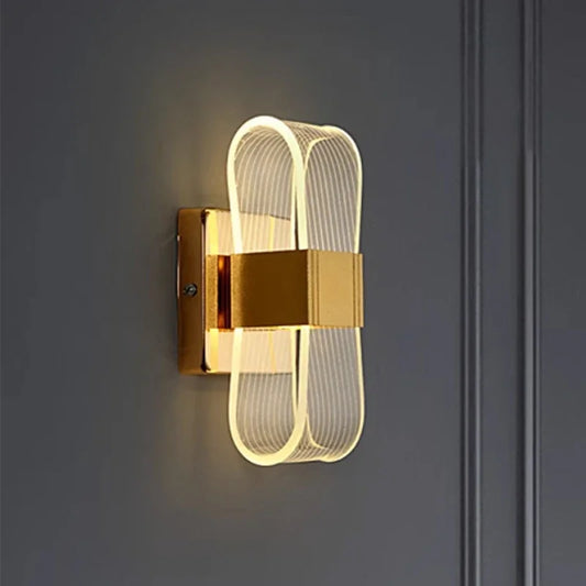 Elegant Nordic Wall Lamp - Modern Aluminum LED Sconce Light for Indoor Use 1