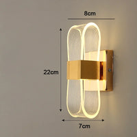 Elegant Nordic Wall Lamp - Modern Aluminum LED Sconce Light for Indoor Use 6