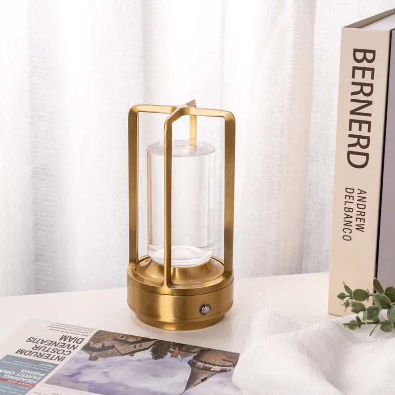 Elegant Portable Table Lamp - Cordless Crystal Accent Light with Dimmable Settings 5