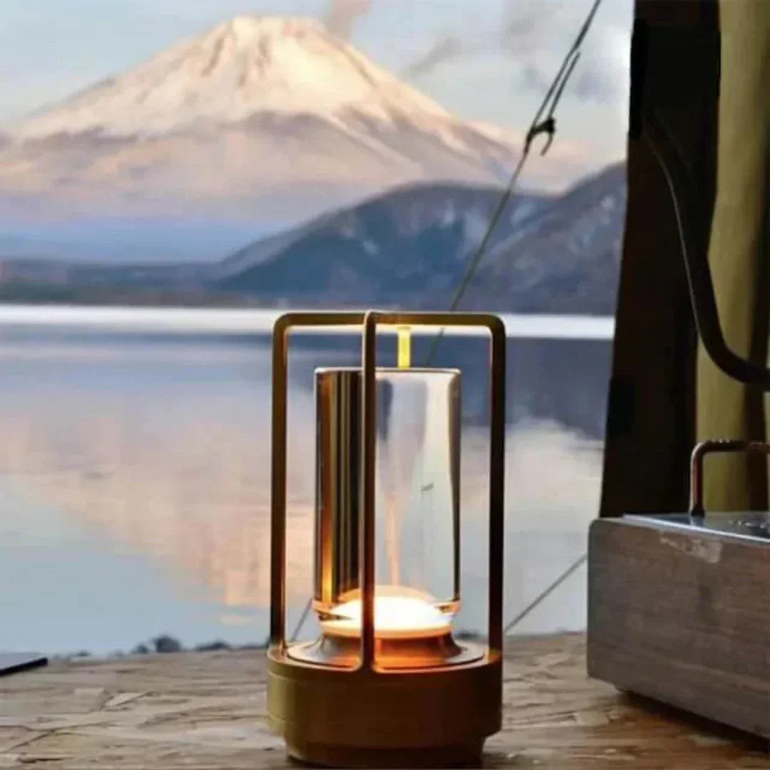 Elegant Portable Table Lamp - Cordless Crystal Accent Light with Dimmable Settings 6