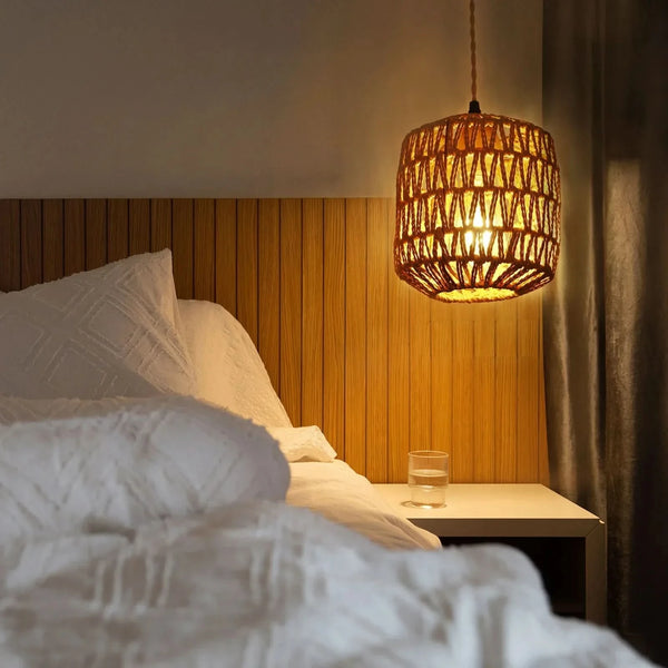 WALLFLOW – Lampe murale tissée E27 pour intérieurs contemporains
